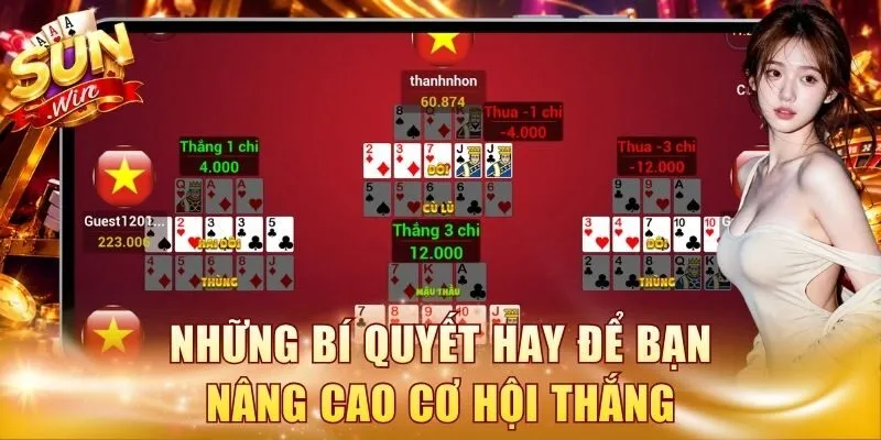 Những bí quyết hay để bạn nâng cao cơ hội thắng